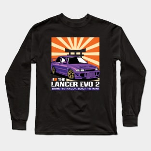 Lancer Evolution 2 JDM Car Long Sleeve T-Shirt